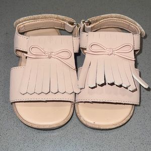 Tanish pink baby Sandals
